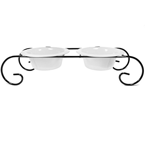 Algopix Similar Product 14 - Platinum Pets Double Diner Low Feeder
