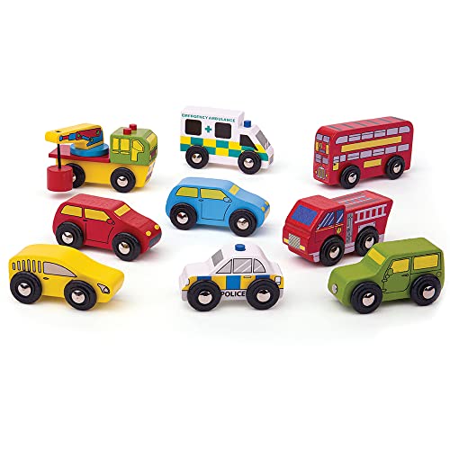 Algopix Similar Product 15 - Bigjigs Rail Wooden Vehicle Pack