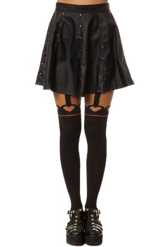 Algopix Similar Product 12 - MUSIC LEGS Heart Suspender Look Spandex