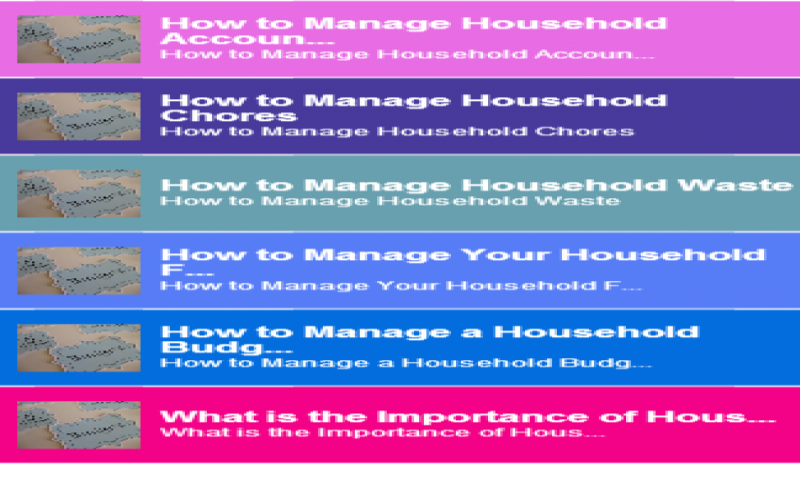 Algopix Similar Product 14 - Managing household