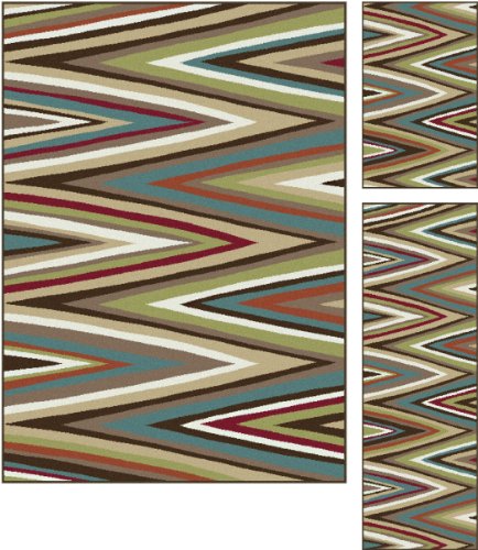 Algopix Similar Product 6 - Universal Rugs 1019 Deco 3Piece