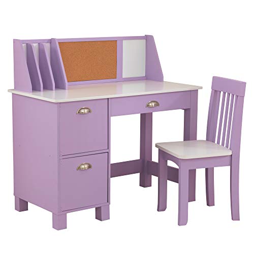 Algopix Similar Product 7 - KidKraft Wooden Study Desk with Chair 