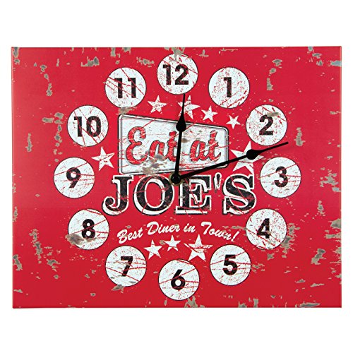 Algopix Similar Product 1 - Ohio Wholesale Best Diner in Town Clock
