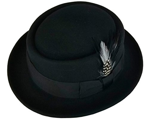Algopix Similar Product 5 - Mens Crushable Wool Felt Pork Pie