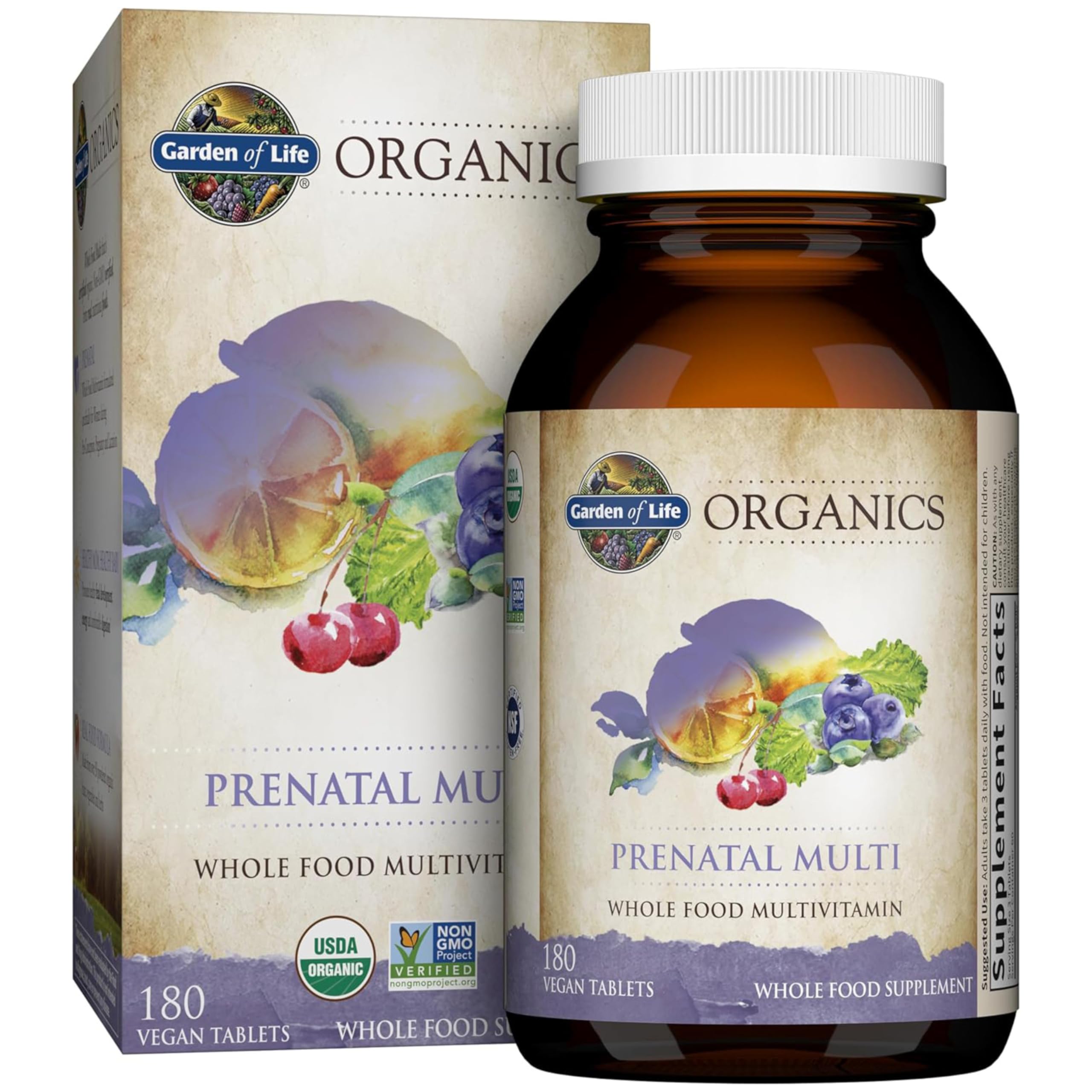 Algopix Similar Product 20 - Garden of Life Organics Prenatal Vegan