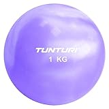 Algopix Similar Product 13 - TUNTURI Yoga Toning Ball - Pink, 1 kg