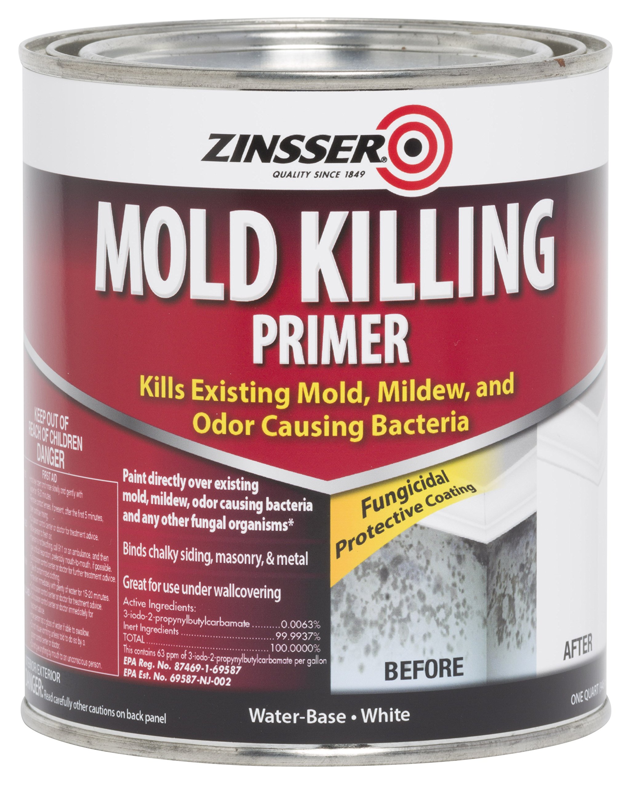 Algopix Similar Product 18 - qt Zinsser 276087 White Zinsser Mold