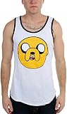 Algopix Similar Product 2 - Adventure Time  Mens Jake Face Tank