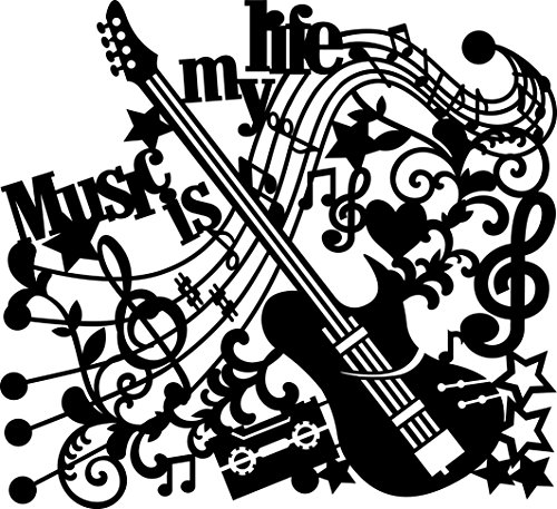 Algopix Similar Product 7 - Marabu 30 x 30cm Stencil Music Is My