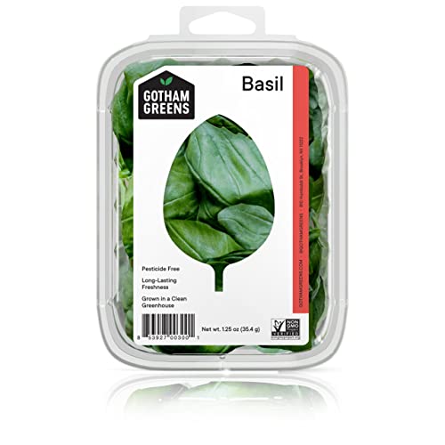 Algopix Similar Product 1 - Gotham Greens Basil, 1.25 oz Clamshell