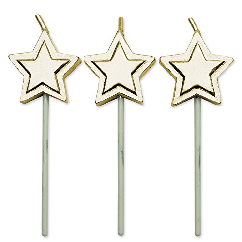 Algopix Similar Product 16 - PME Gold Star, Candles, Set of 8