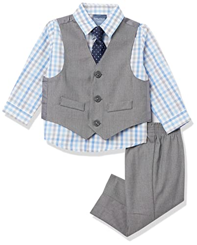 Algopix Similar Product 14 - Nautica Dressy Vest Set NavyGrey 69