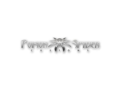 Algopix Similar Product 2 - Poison Spyder Logo Decal Medium  12 X