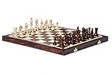 Algopix Similar Product 3 - Hand Crafted Tournament 76 Wooden Chess