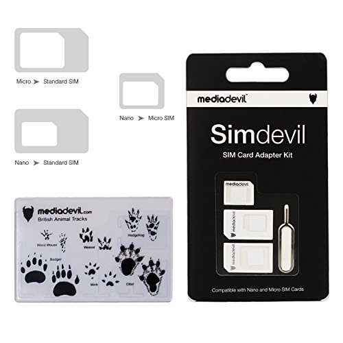 Algopix Similar Product 9 - MediaDevil Simdevil 3in1 SIM Card