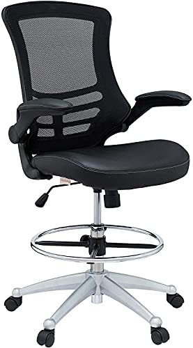 Algopix Similar Product 12 - Modway Attainment Vinyl Drafting Chair