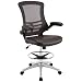 Algopix Similar Product 15 - Modway Attainment Vinyl Drafting Chair