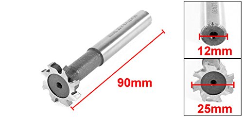 Algopix Similar Product 3 - uxcell 25mm Cutting 4mm Depth 8 Flutes