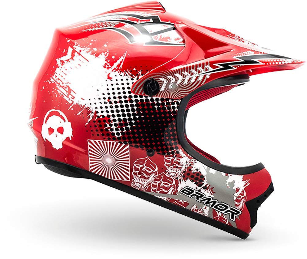 Algopix Similar Product 17 - Armor Youth ATV Helmet DOT Approved 