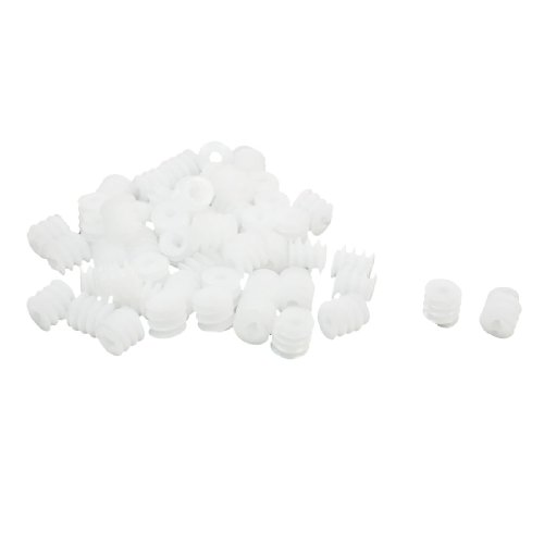 Algopix Similar Product 10 - 50 Pcs 2mm x 6mm Plastic Worm Gear 6mm
