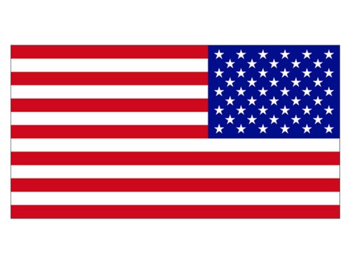 Algopix Similar Product 15 - American Flag REVERSE (Bumper Sticker)