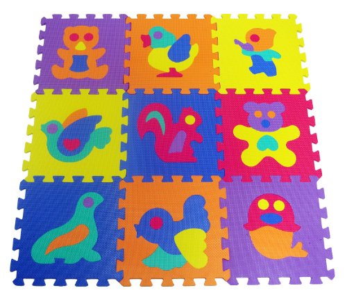 Algopix Similar Product 12 - ProSource Kids Animals Interlocking