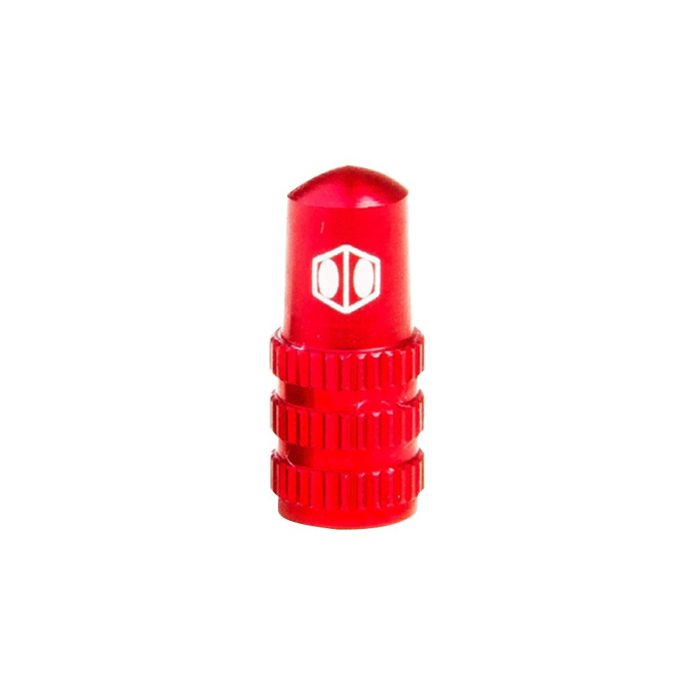 Algopix Similar Product 13 - Box One Presta Valve Caps Red