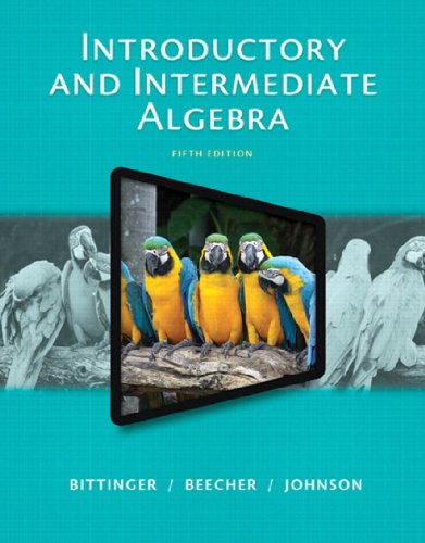 Algopix Similar Product 18 - Introductory and Intermediate Algebra