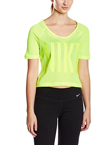 Algopix Similar Product 19 - Nike Graphic Mesh Crop Top Womens Large