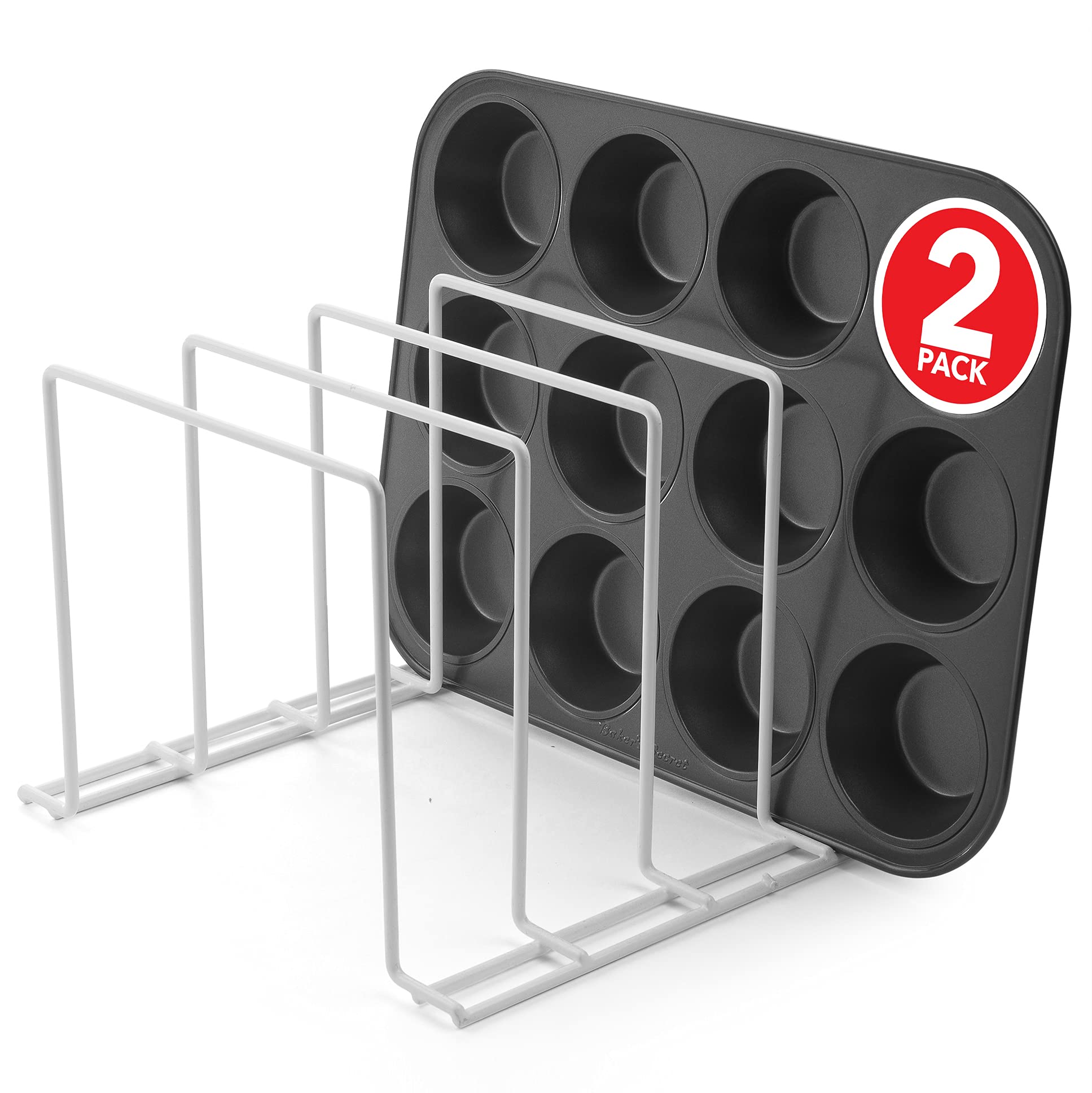 Algopix Similar Product 17 - Stock Your Home White 2 Pack Steel