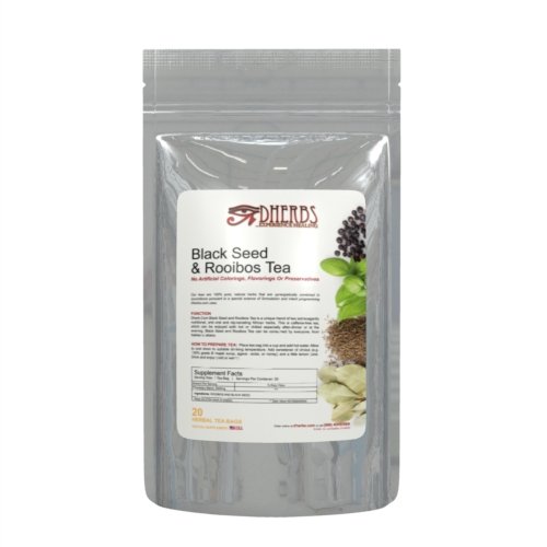 Algopix Similar Product 12 - Dherbs Black Seed  Rooibos Tea 40