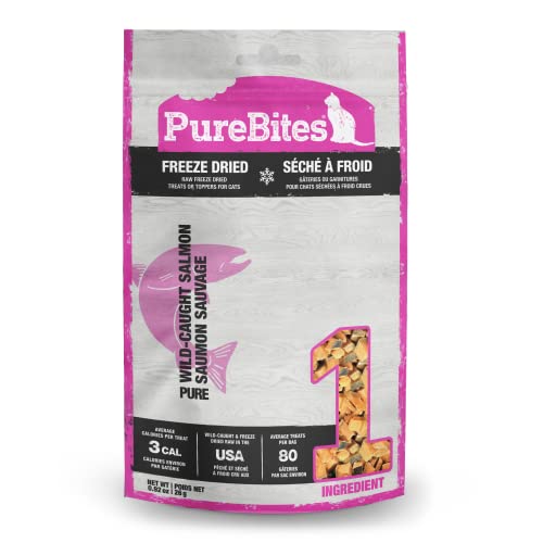 Algopix Similar Product 5 - PureBites Salmon Freeze Dried Cat