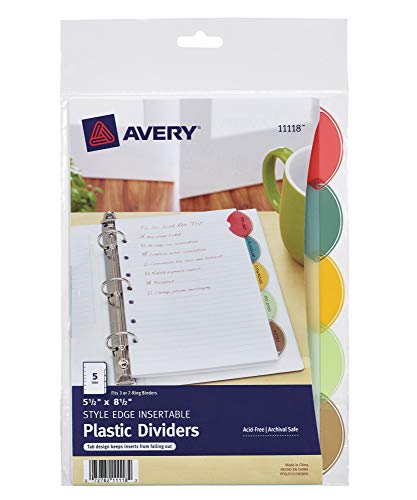 Algopix Similar Product 4 - Avery Insertable Style Edge Plastic