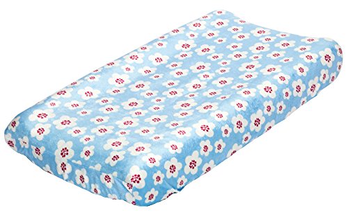 Algopix Similar Product 3 - Sweet Tweet Floral Changing Pad Cover