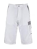 Algopix Similar Product 8 - TMG Work Shorts for Men White  Mens