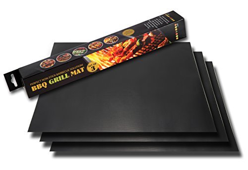 Algopix Similar Product 9 - Twisted Chef BBQ Grill Mats Non Stick 