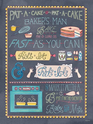 Algopix Similar Product 1 - Oopsy Daisy Canvas Wall Art Pat a Cake