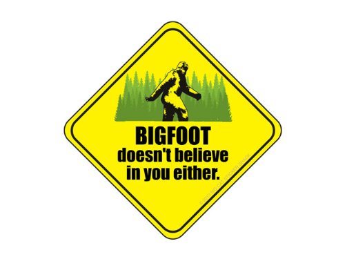 Algopix Similar Product 8 - BIGFOOT doesnt believe in you either