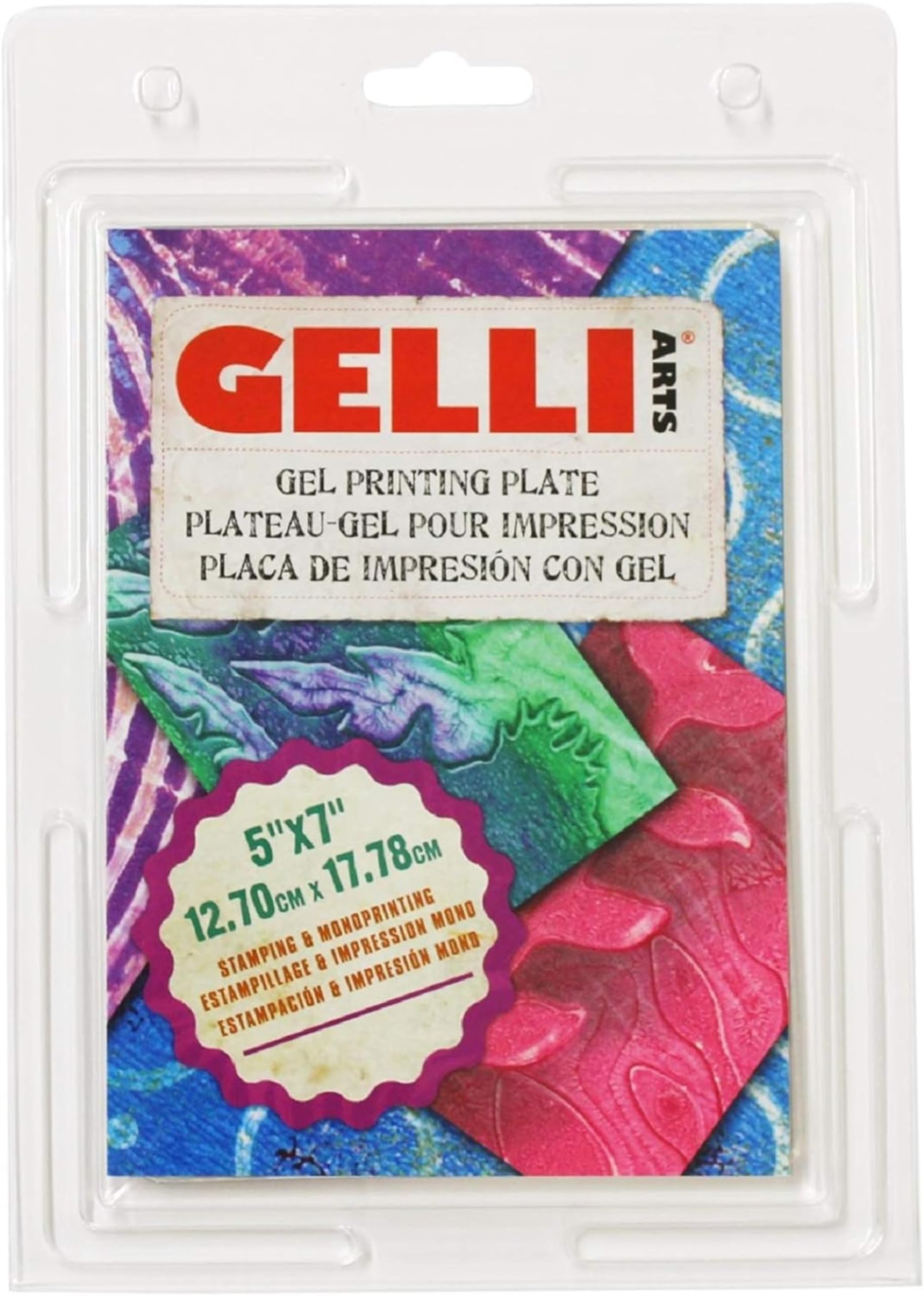Algopix Similar Product 5 - Gelli Arts Gel Printing Plate  5 X 7