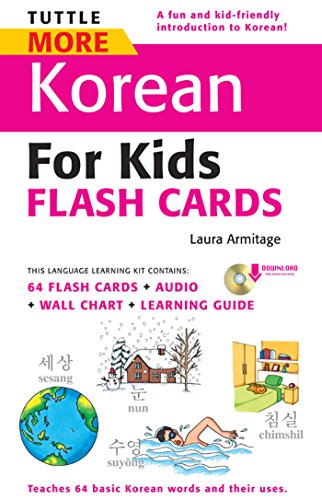 Algopix Similar Product 19 - Tuttle More Korean for Kids Flash Cards