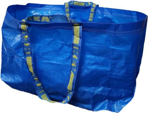 Algopix Similar Product 11 - IKEA FRAKTA Carrier Bag Blue Large