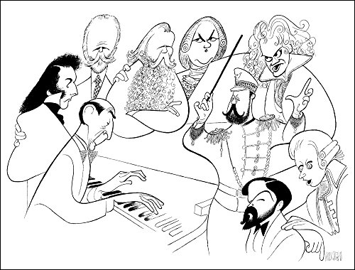 Algopix Similar Product 10 - Al Hirschfelds HOROWITZ  FRIENDS Hand