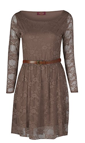 Algopix Similar Product 18 - Forever Womens Long Sleeves Floral Lace