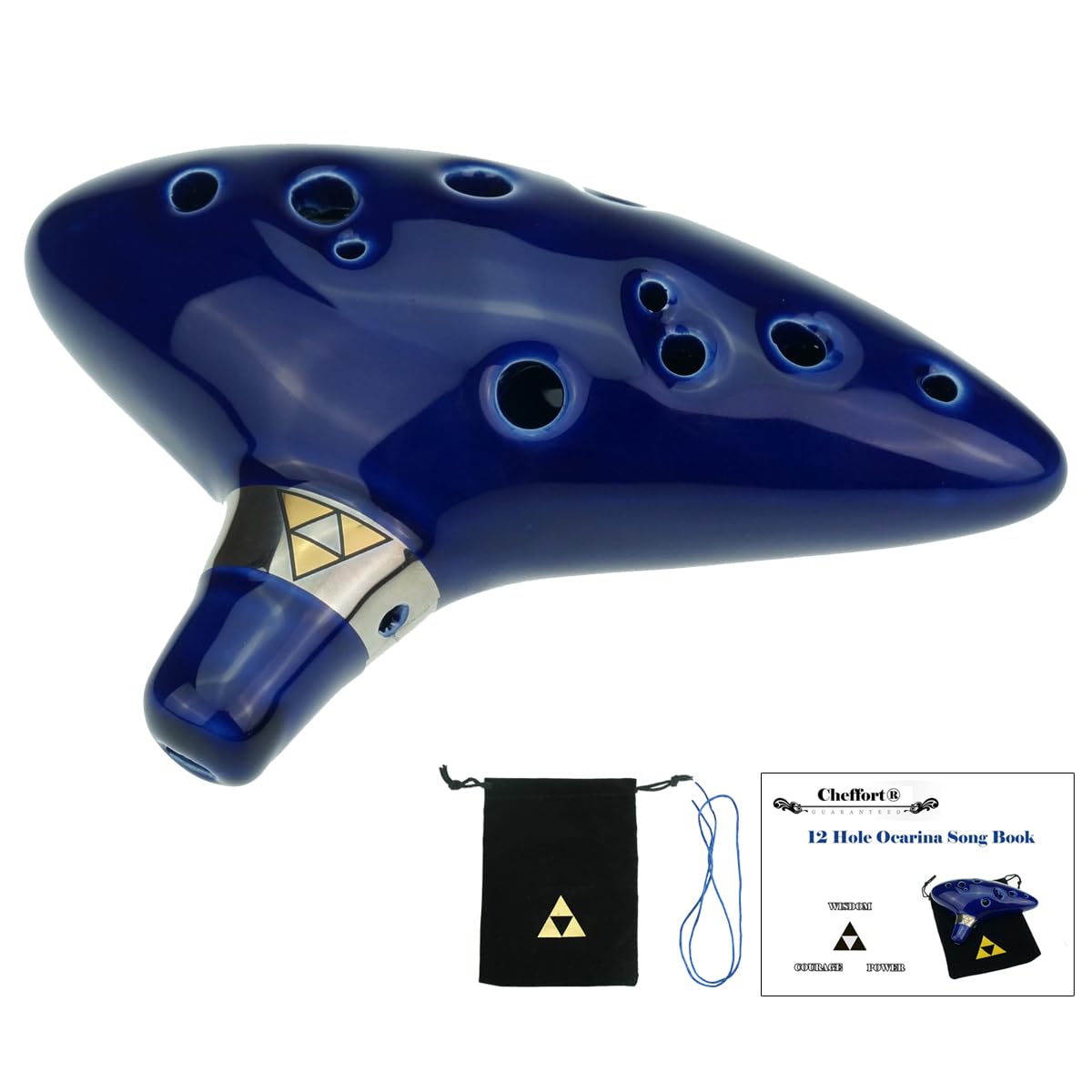 Algopix Similar Product 3 - 12 Hole Ocarina From Legend of Zelda 