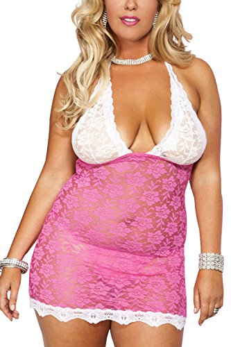 Algopix Similar Product 17 - Music Legs Womens Plus Lacy Halter