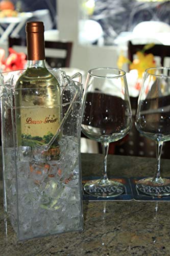 Algopix Similar Product 11 - Ice Bag Collapsible Wine Cooler Bag
