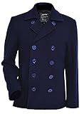 Algopix Similar Product 19 - Seibertron Mens Woolen Coat US Navy