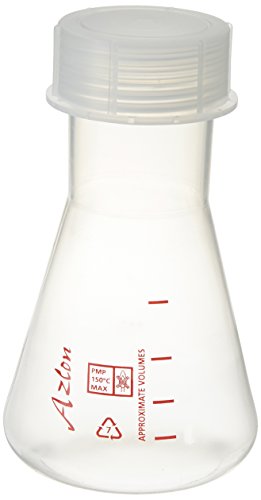 Algopix Similar Product 17 - AZLON FDE446 Plastic Flasks Conical