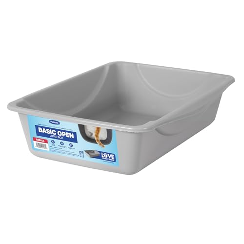 Algopix Similar Product 9 - Petmate Litter Pan BlueGray Small