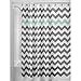 Algopix Similar Product 10 - iDesign Chevron Fabric Shower Curtain